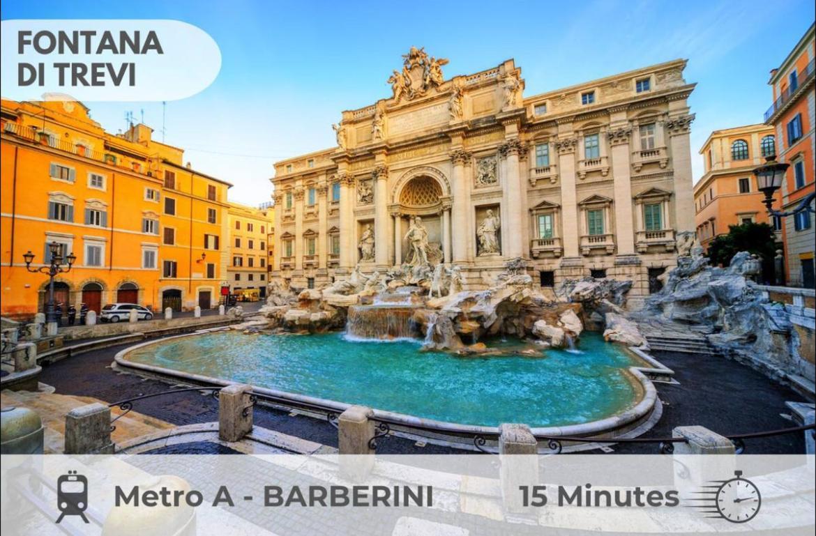 Large Garden Apartment Rome Exterior photo